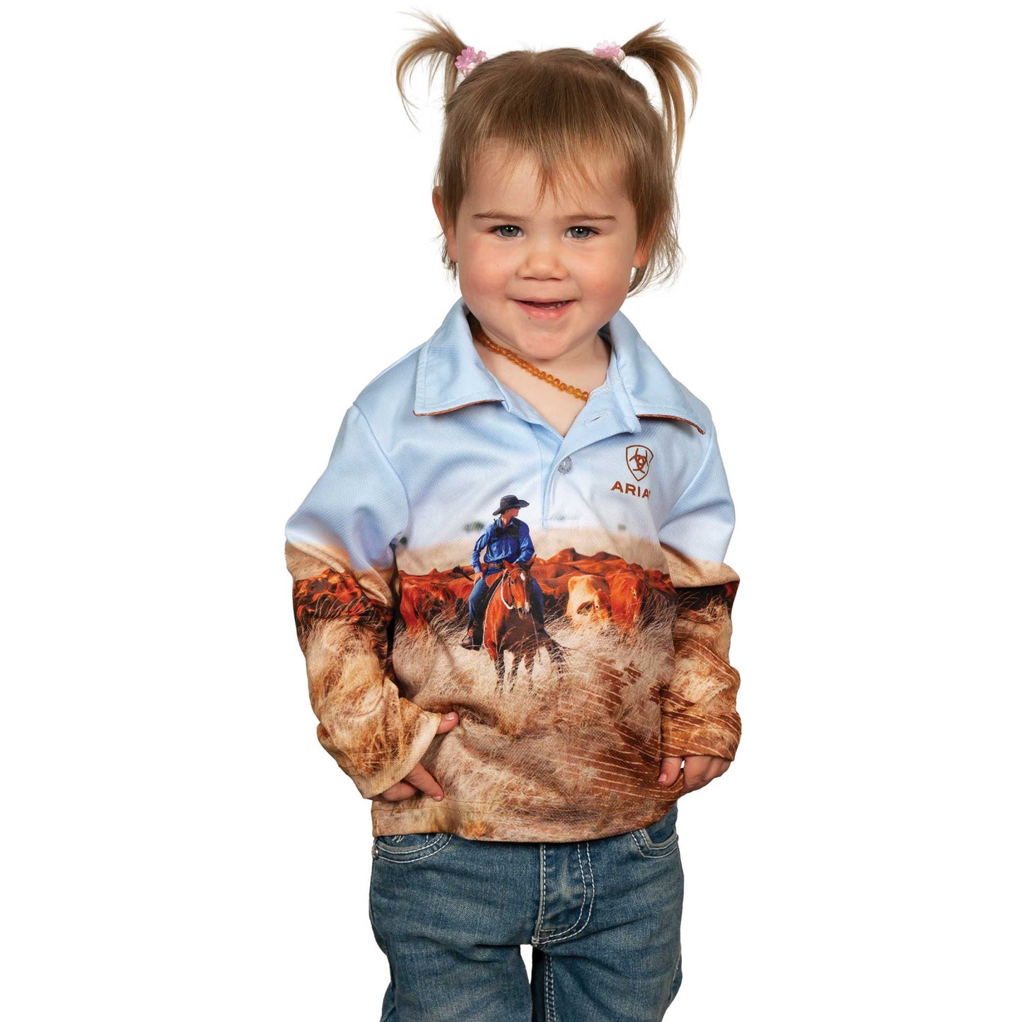 Ariat Kids Cattleman Roper Fishing Shirt