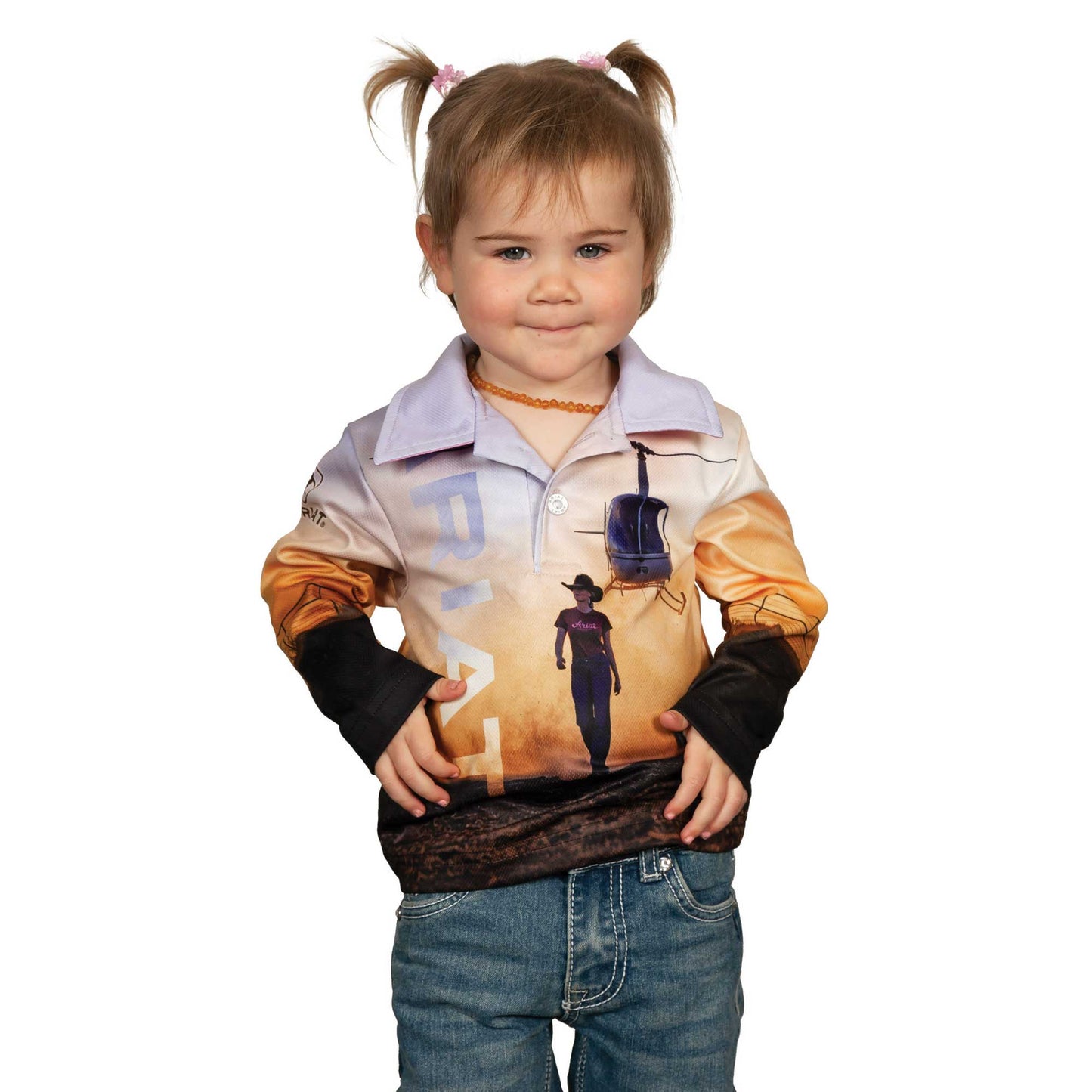 Ariat Kids Outback Cowgirl Fishing Shirt