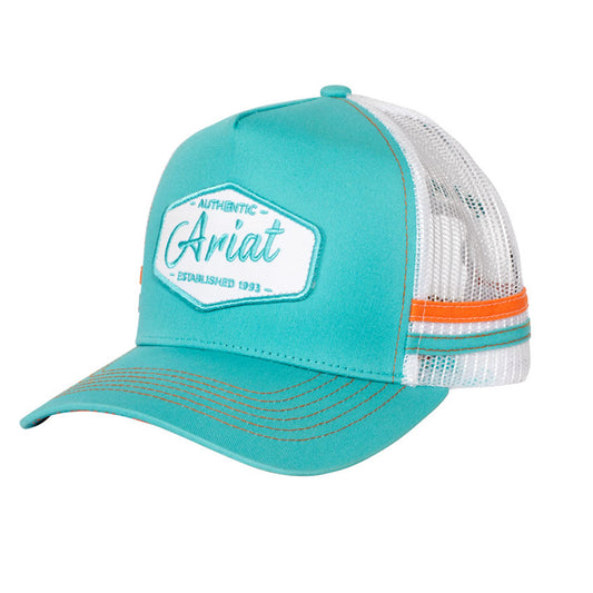 Ariat Est. Patch Trucker Cap - Aqua