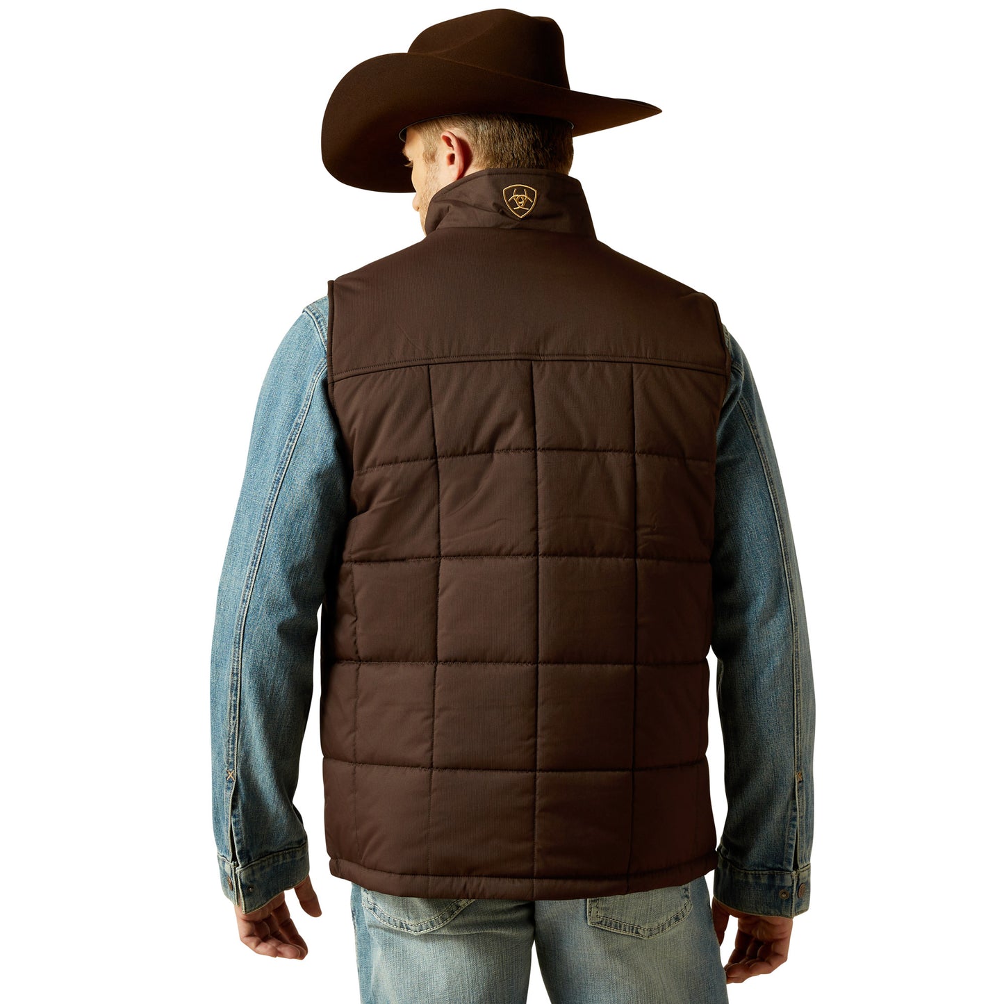 Ariat Mens Crius Insulated Vest - Brown