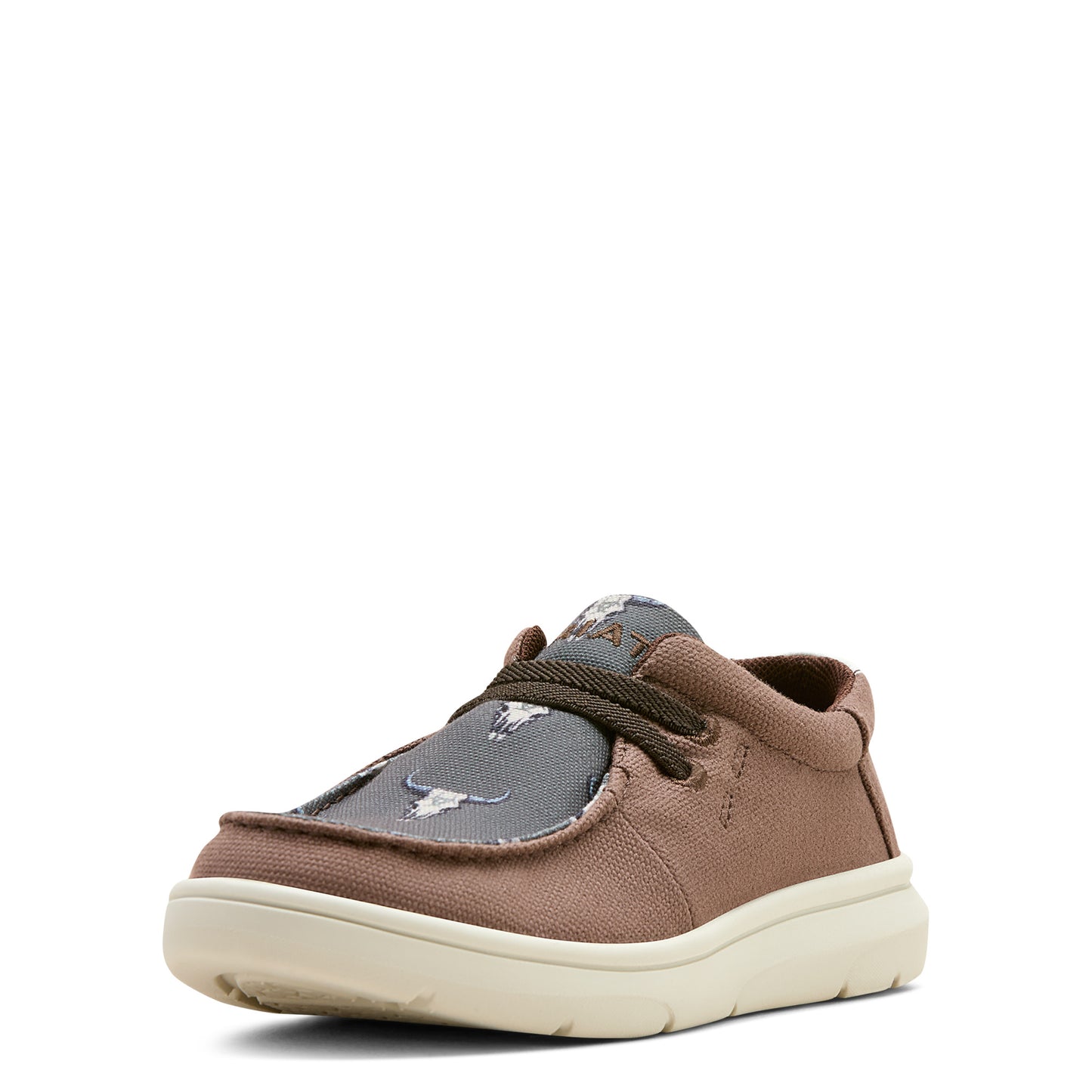 Ariat Kids Hilo Shoe - Chocolate & Steer Heads